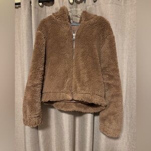 Bagatelle Plush Brown Jacket